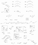 Controls Governor Spring Ignition Diagram and Parts List for 091232-1369-E1  Briggs and Stratton Engine